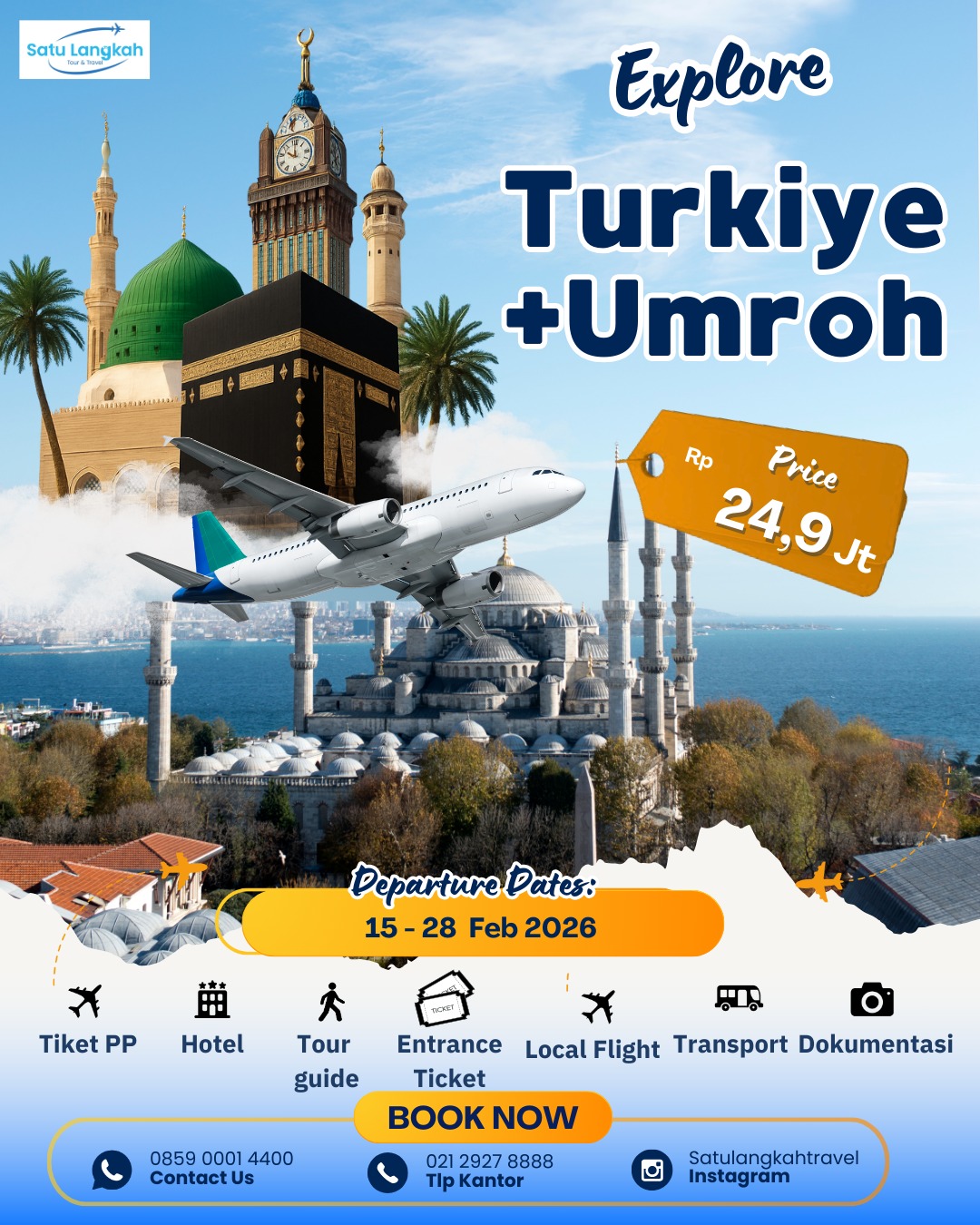 Paket Wisata Turki + Umroh